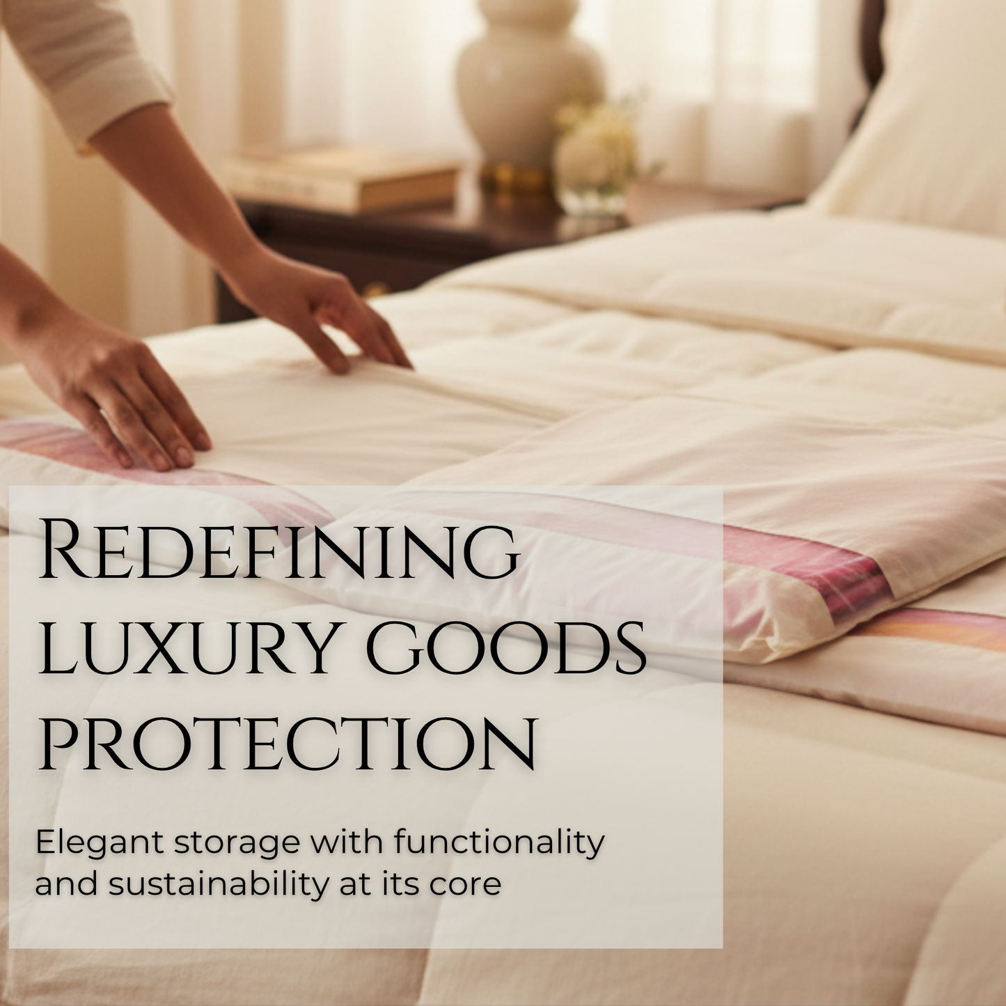 Breathable Cotton Saree Storage Bags (Set of 3)