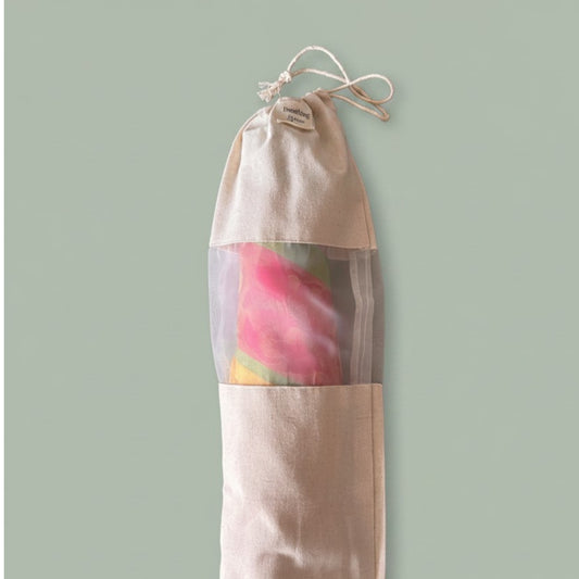 Breathing Space Saree Rolling Stick Set with Organza window- (New updated - 48 inch height)