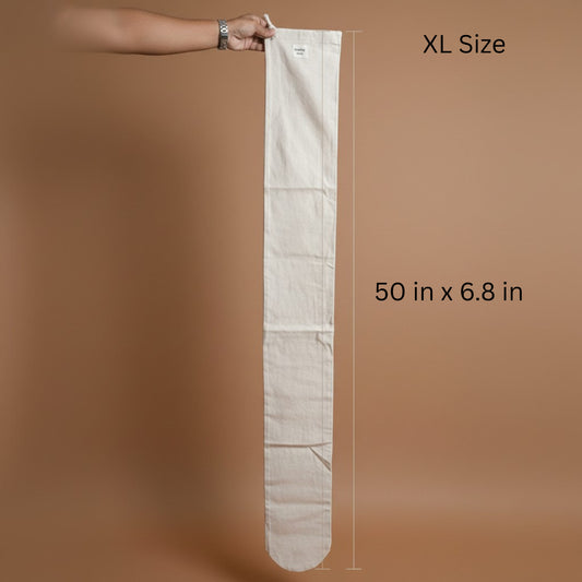 Breathing Space Saree Roller Stick Dust bags ( only outer bag)- XL - 50 Inches ( Set of 3)