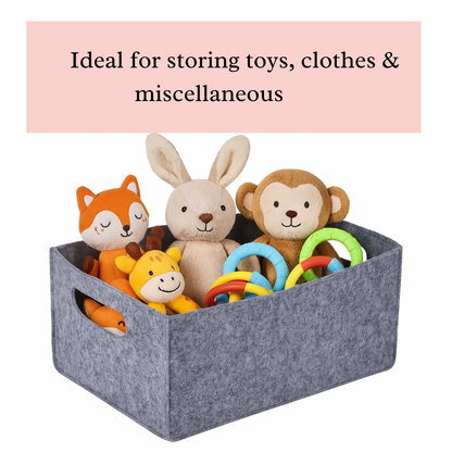 Eco-Friendly Felt Storage Basket