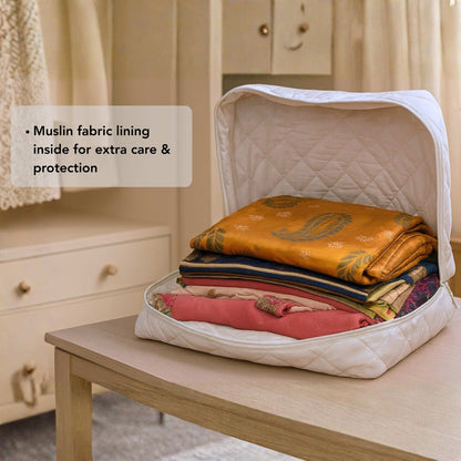Breathable Cotton Saree Storage Bag