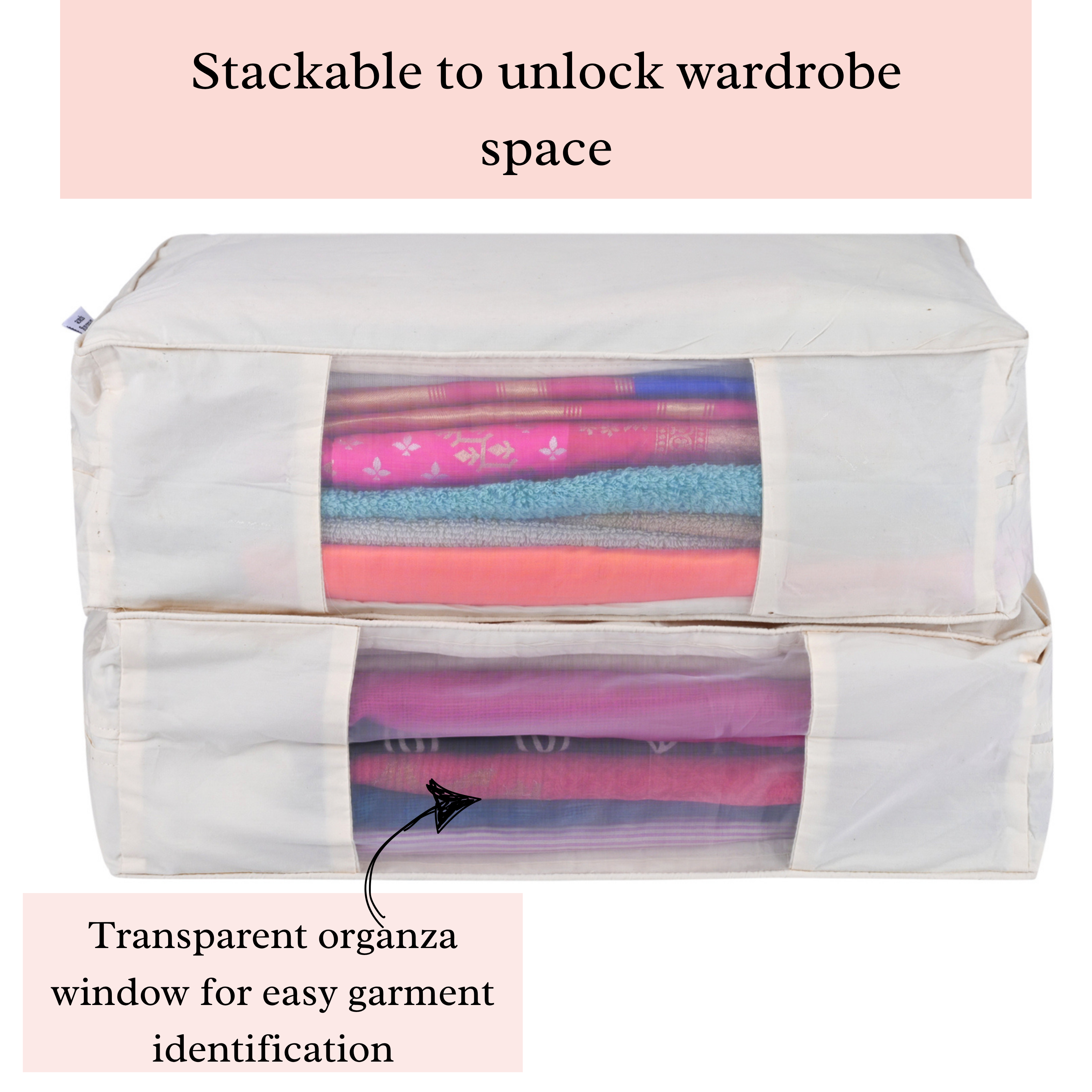 Big Garment Bag - Pure Cotton