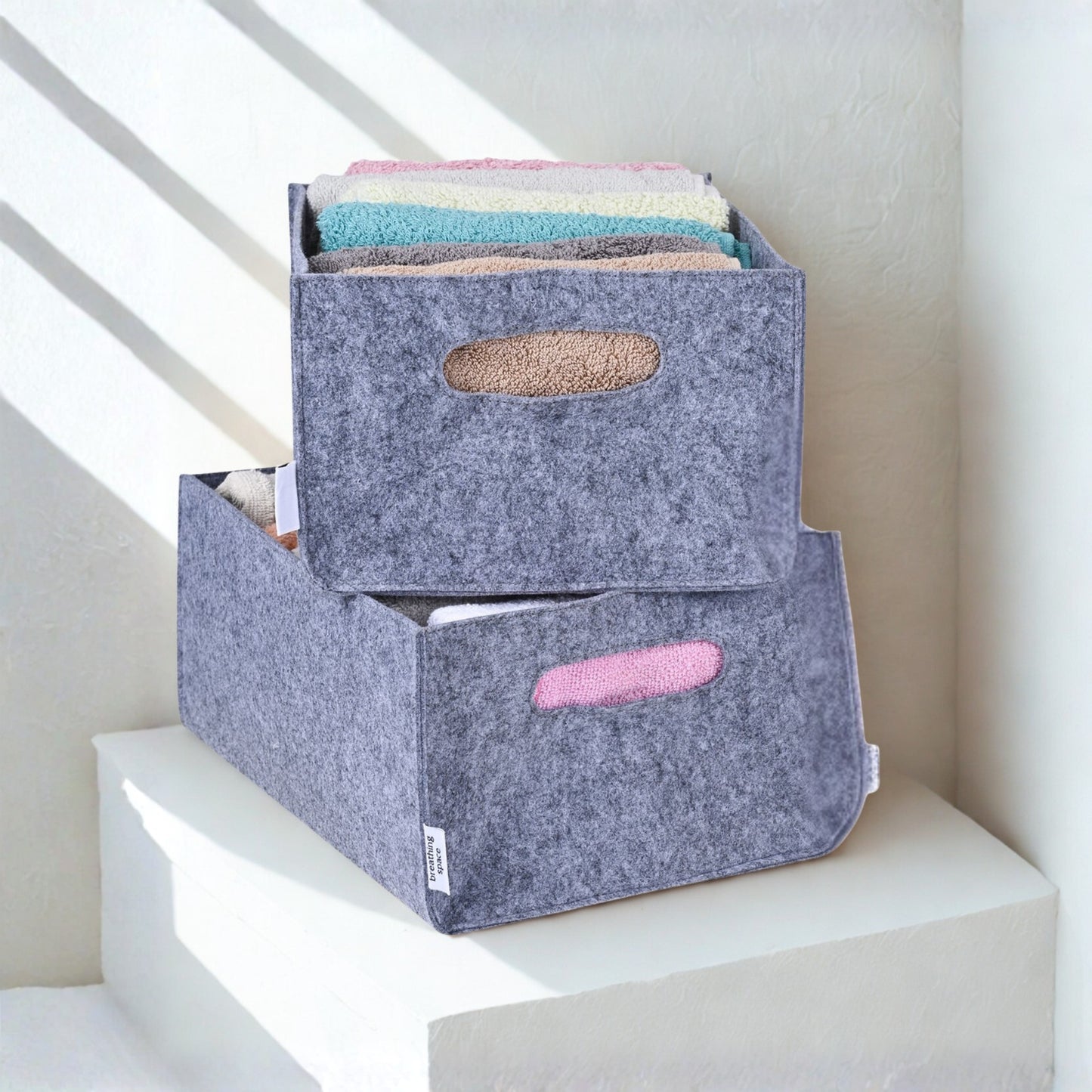 Eco-Friendly Felt Storage Basket