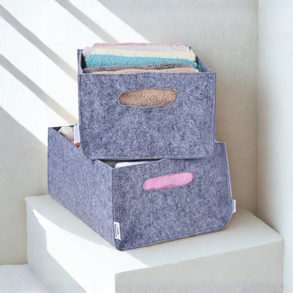 Eco-Friendly Felt Storage Basket