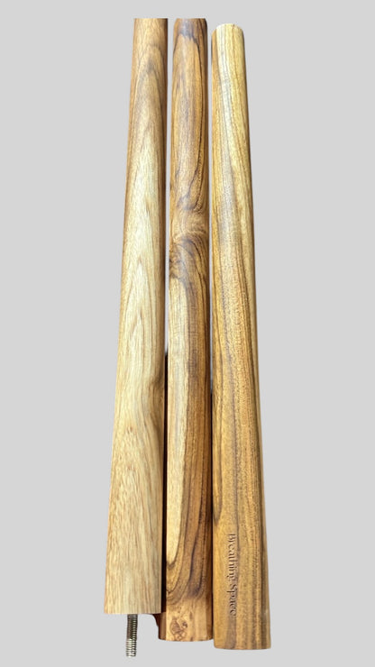 Breathing Space TEAK Wood Saree Rolling Stick Set 55 inch XL