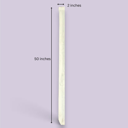 Breathing Space Muslin Stick Cover for Saree Rolling Stick – 50 Inch, Set of 3