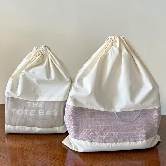 Luxury Handbag Protection Bag- Set of 2 bags ( Beige)- L